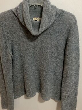 Women’s Vintage Free People Merino Wool Blend Sheer Cowl Neck Sweater, Small